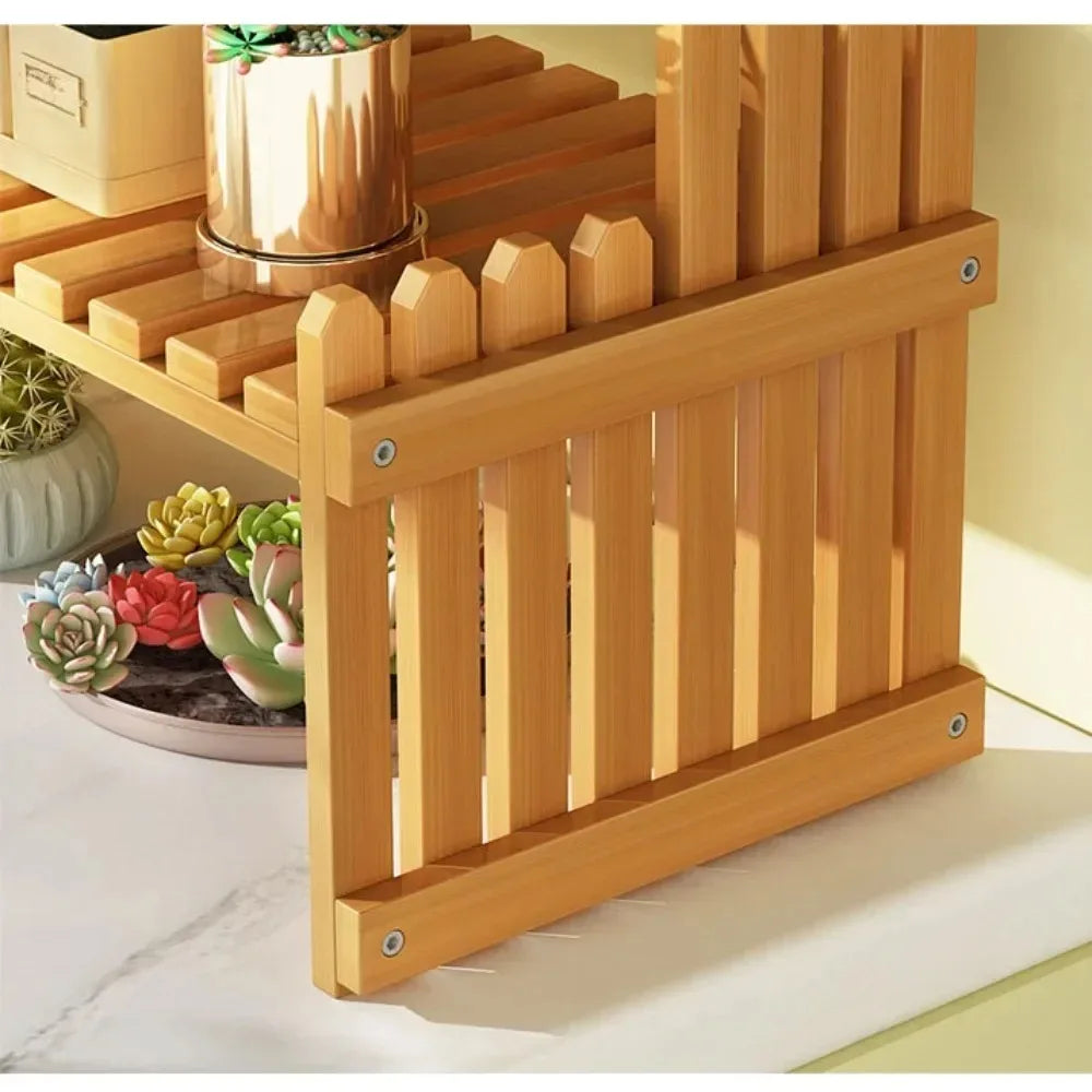 A26 Indoor Plant Rack Living Room Floor-standing Balcony Flower Pot Storage Rack