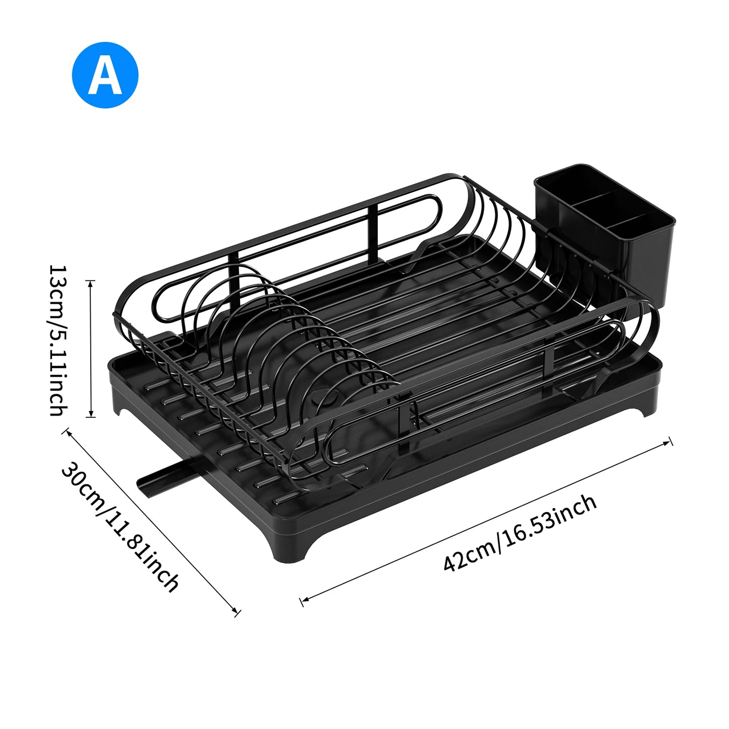 Dish Rack with Drip Tray