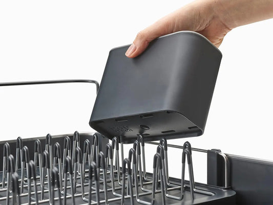 A105 Retractable Two-Part Dish Drainer - Stainless Steel, Scratch Resistant, Removable Dish Drainer