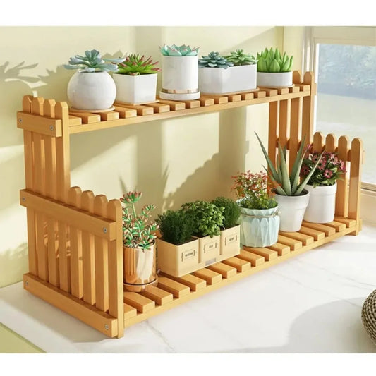 A26 Indoor Plant Rack Living Room Floor-standing Balcony Flower Pot Storage Rack