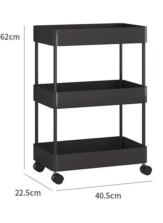 A150 Storage Rack White Independent Multi-layer Rolling Sliding Balcony Multi-layer Vegetable Planting Artifact